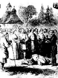 一个农奴获得人身自由的仪式(1861)