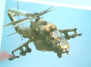 前苏联米-24“雌鹿”强击直升机