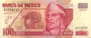 墨西哥比索2004年版100面值——正面