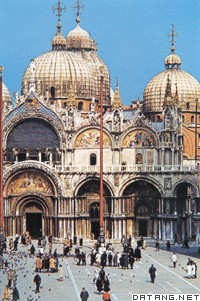 意大利威尼斯圣马可教堂建筑