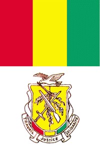 几内亚国旗  国徽