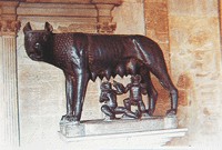《母狼》（雕刻，约公元前500年）