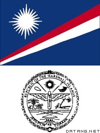 马绍尔群岛国旗  国徽