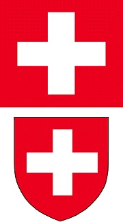 瑞士国旗  国徽