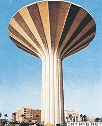 首都利雅得的水塔