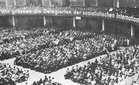 1951年在法兰克福召开的社会党国际代表大会会场