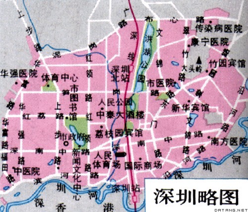 地图：深圳略图