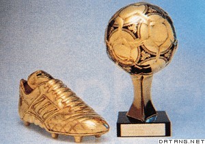 世界杯足球赛奖品：金球和金靴