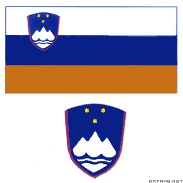 斯洛文尼亚国旗  国徽
