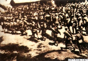 淞沪会战时中国军队迎战日本侵略军
