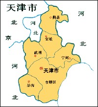地图：天津市