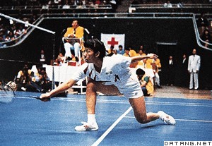 羽毛球女子单打比赛