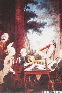 法国18世纪的四重奏演出（绘画）