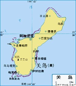 地图：关岛